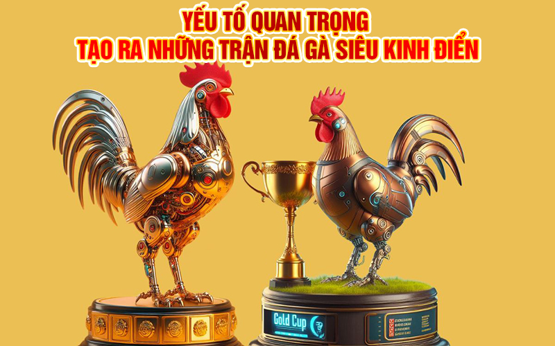 Yếu tố quan trọng tạo ra những trận đá gà siêu kinh điển